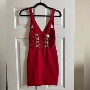New Wow Couture Red Bandage Bodycon dress